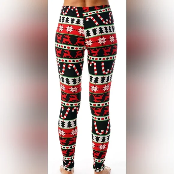 Christmas Leggings Womens, Size L, NEW! - Picture 3 of 3